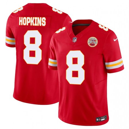 Men's Kansas City Chiefs #8 DeAndre Hopkins Red Alternate Vapor F.U.S.E. Limited Jersey