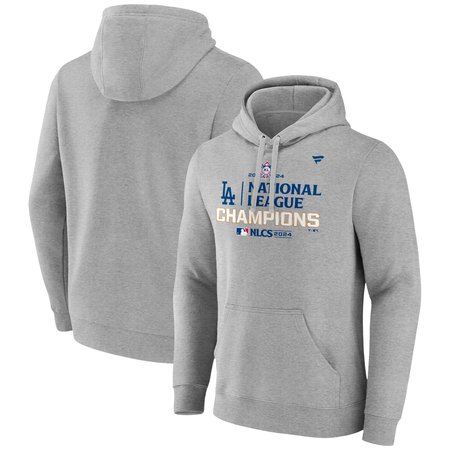 Men's Los Angeles Dodgers Heather Gray 2024 World Series Champions Hoodie