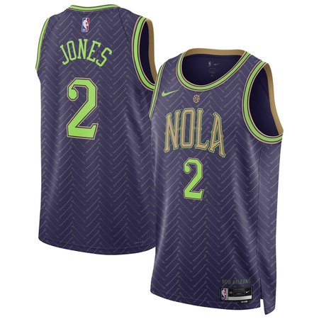 Unisex New Orleans Pelicans Herbert Jones Purple 2024/25 Swingman Player Jersey - City Edition