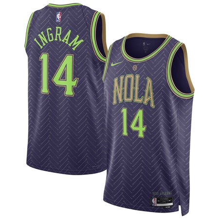 Unisex New Orleans Pelicans Brandon Ingram Purple 2024/25 Swingman Player Jersey - City Edition