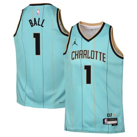 Youth Charlotte Hornets LaMelo Ball Mint 2024/25 Swingman Player Jersey - City Edition