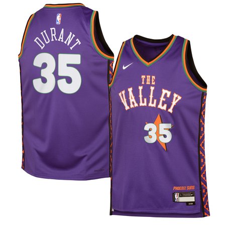 Youth Phoenix Suns Kevin Durant Purple 2024/25 Swingman Player Jersey - City Edition