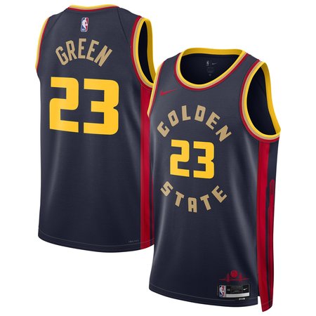 Unisex Golden State Warriors Draymond Green Navy 2024/25 Swingman Player Jersey - City Edition