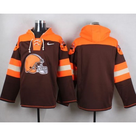 Nike Browns Blank Brown Player Pullover NFL Hoodie