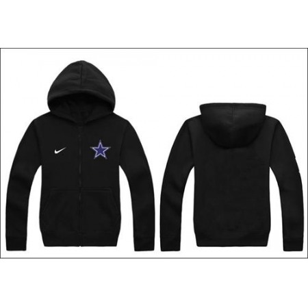 Nike Dallas Cowboys Authentic Logo Hoodie Black