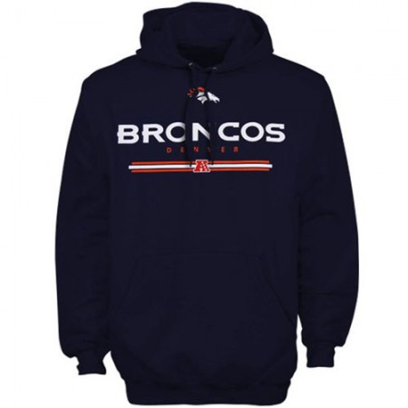 Denver Broncos Critical Victory VI Hoodie Navy Blue