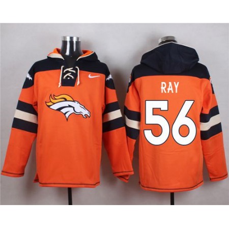 Nike Broncos #56 Shane Ray Orange Player Pullover NFL Hoodie