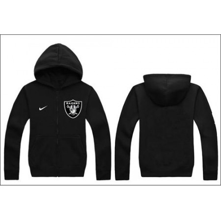 Nike Oakland Raiders Authentic Logo Hoodie Black