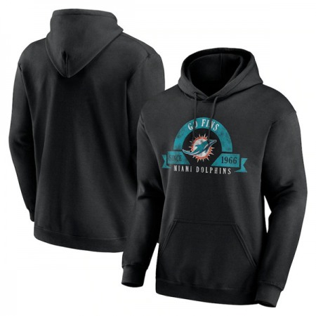 Men's Miami Dolphins Black Pullover Hoodie