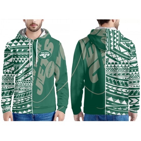 Men's New York Jets Green/White Pullover Hoodie