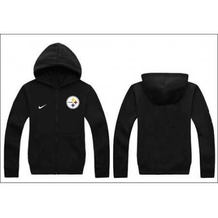 Pittsburgh Steelers Authentic Logo Hoodie Black