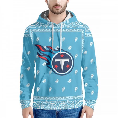 Men's Tennessee Titans Light Blue Pullover Hoodie