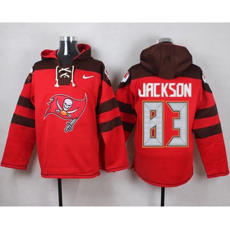 Buccaneers #83 Vincent Jackson Red Player Pullover NFL Hoodie