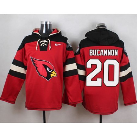 Cardinals #20 Deone Bucannon Red Player Pullover NFL Hoodie