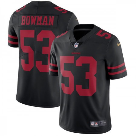 Men's San Francisco 49ers #53 NaVorro Bowman Black Vapor Untouchable Limited Stitched NFL Jersey