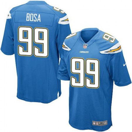 Chargers #99 Joey Bosa Electric Blue Alternate Youth Stitched NFL Elite Jersey