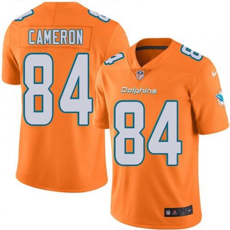 Dolphins #84 Jordan Cameron Orange Youth Stitched NFL Limited Rush Jersey