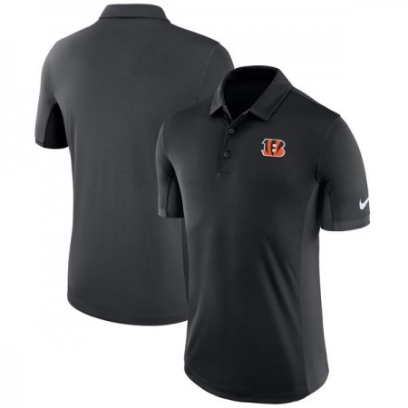 Men's Cincinnati Bengals Nike Black Evergreen Polo