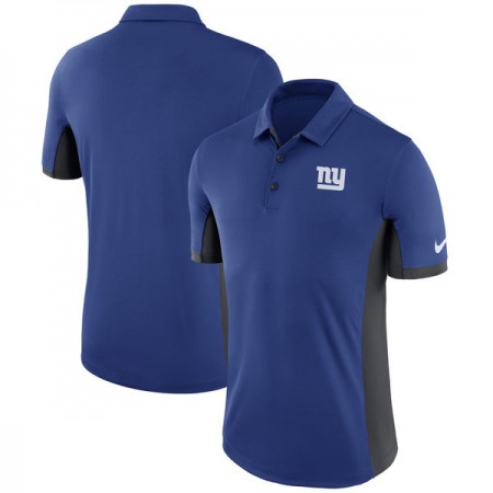 Men's New York Giants Royal Evergreen Polo