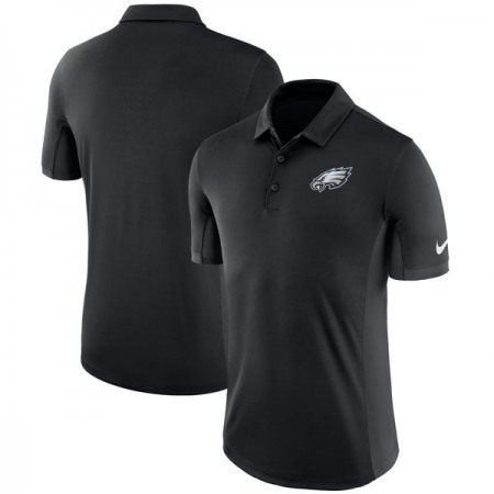 Men's Philadelphia Eagles Black Evergreen Polo