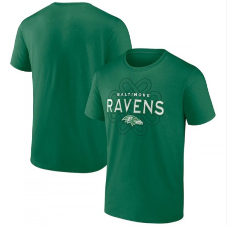 Men's Baltimore Ravens Kelly Green Celtic Knot T-Shirt