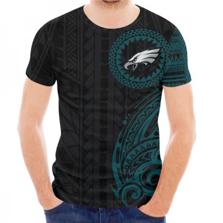 Men's Philadelphia Eagles Black/Green T-Shirt