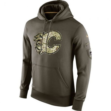 Men's Calgary Flames Salute To Service NHL Hoodie