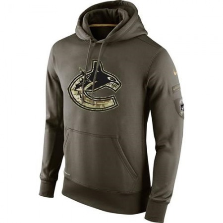 Men's Vancouver Canucks Salute To Service NHL Hoodie