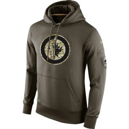 Men's Winnipeg Jets Salute To Service NHL Hoodie