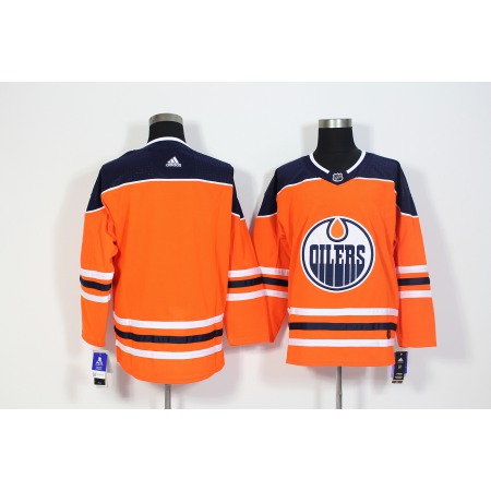 Men's Edmonton Oilers Orange Stitched NHL Jersey