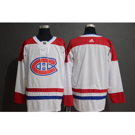 Men's Montreal Canadiens White Stitched NHL Jersey