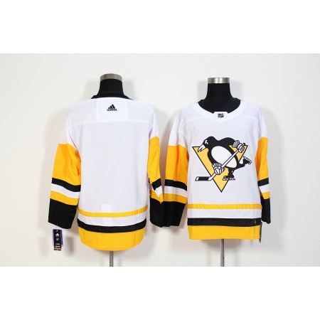 Men's Pittsburgh Penguins White Stitched NHL Jersey