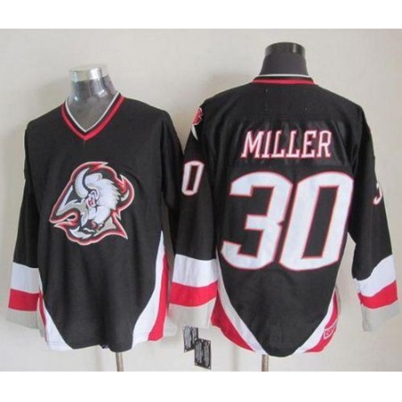 Sabres #30 Ryan Miller Black CCM Throwback Stitched NHL Jersey