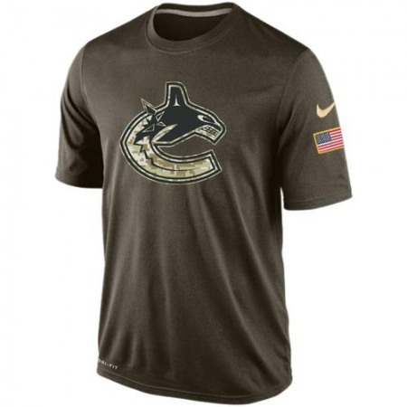 Men's Vancouver Canucks Salute To Service Dri-FIT T-Shirt