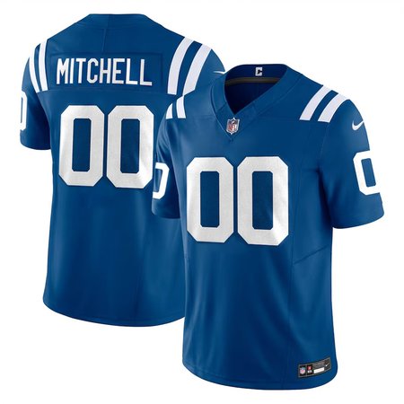 Men's Indianapolis Colts Adonai Mitchell Royal 2024 NFL Draft Player F.U.S.E. Vapor Untouchable Limited Stitched Football Jersey