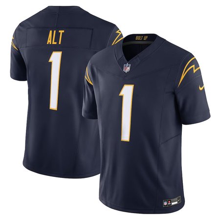 Men's Los Angeles Chargers Joe Alt Navy 2024 NFL Draft First Round Pick Player F.U.S.E. Vapor Untouchable Limited Stitched Football Jersey