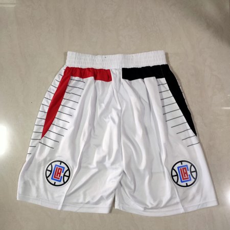 LA Clippers White Shorts