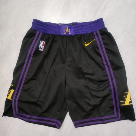 Los Angeles Lakers Black Shorts