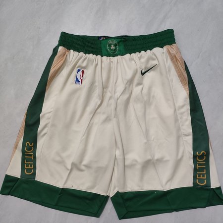 Boston Celtics White Shorts