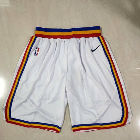 Golden State Warriors White Shorts